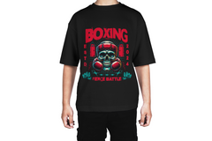 Fierce Battle Skull Boxing Tee
