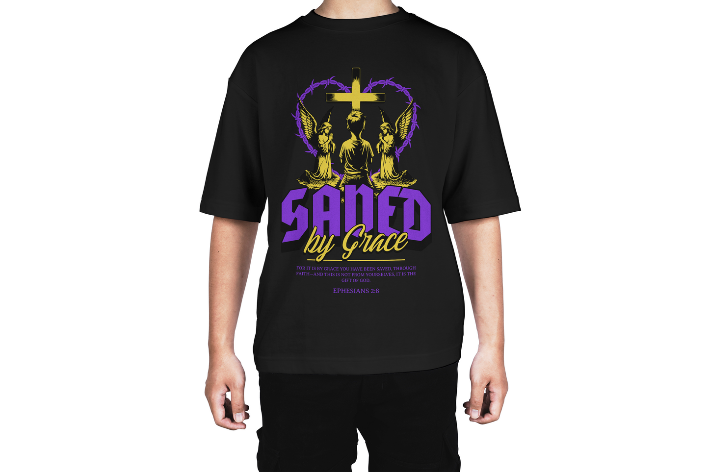 Saved by Grace Style Tee