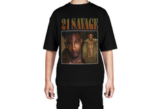 21 Savage Streetwear Rap Tee