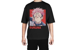 Bold Sukuna Pink Hair Tee