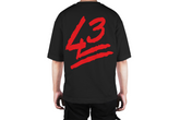 43 Red Print Tee