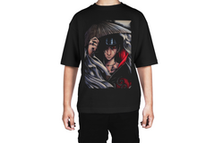 Itachi Uchiha Rain Cloak Tee