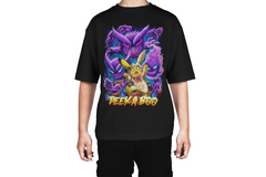 Gengar and Pikachu Ghostly Fun Tee