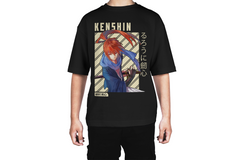 Kenshin Blue Battle Tee