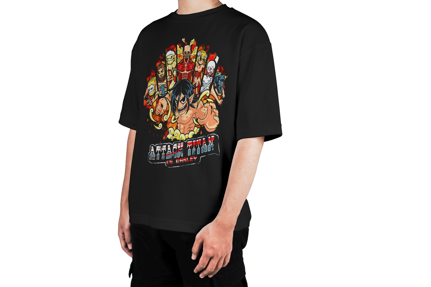 Attack Titan vs Marley Chibi Tee