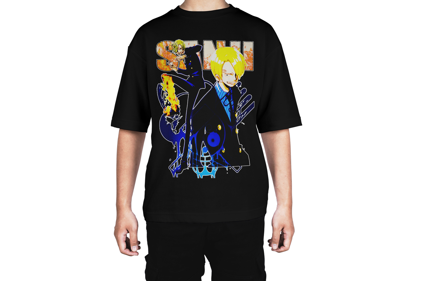 Blue Flame Sanji Tee