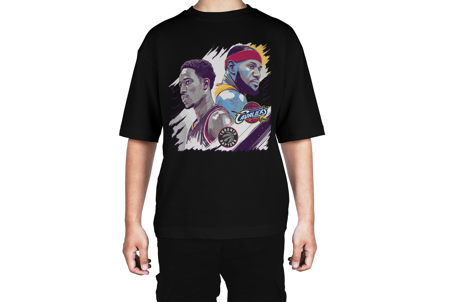 Cavaliers vs Raptors Basketball Duo Tee