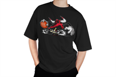 Red Rampage Bull Kicks Tee