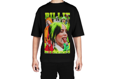 Billie Eilish Green Vibe Collage Tee