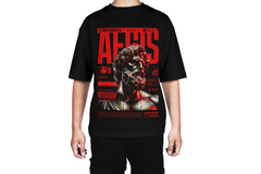 Crimson Wrath: Aegis of Zeus Tee