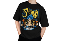 Blue Fusion Fighter Tee