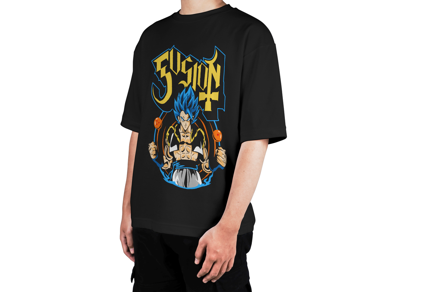 Blue Fusion Fighter Tee