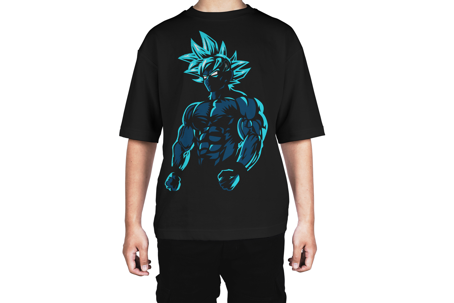 Blue Saiyan Power Mode Tee