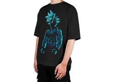 Blue Saiyan Power Mode Tee
