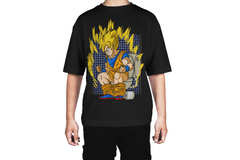 Funny Super Saiyan Toilet Power-Up Tee