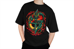 Shenron Flame Circle Tee