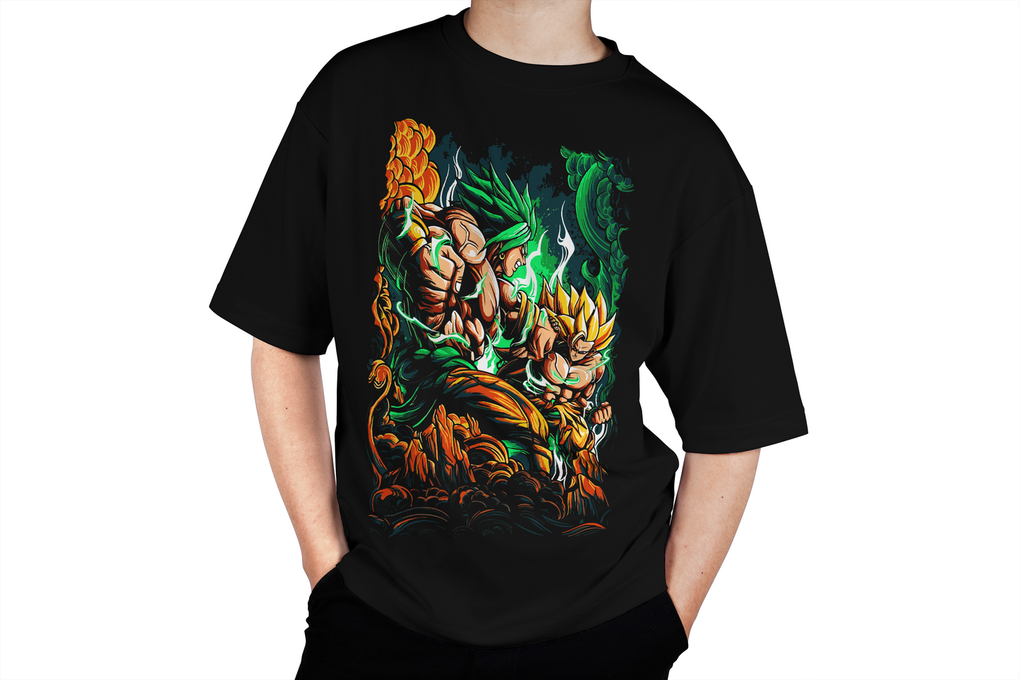 Broly vs Goku Battle Tee