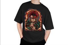Flaming Sword Demon Style Tee