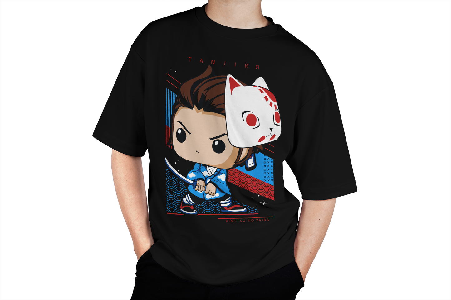 Chibi Tanjiro Mask Tee