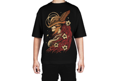Divine Sentinel Winged Warrior Design Tee