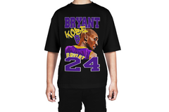 Kobe Bryant 24 Black Tee