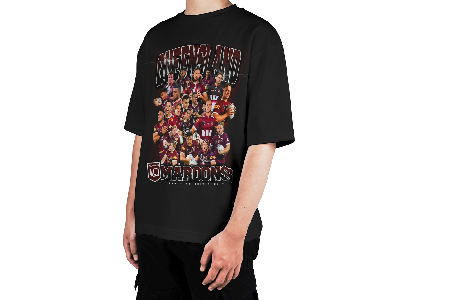 Queensland Maroons Champions 2025 Tee