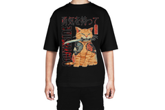 Samurai Cat Courage Tee