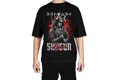 Samurai Assassin Graphic Oversized Tee