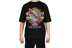 Suki Fish Japanese Koi Oversized Tee