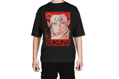 Sukuna Ryoumen Black Tee