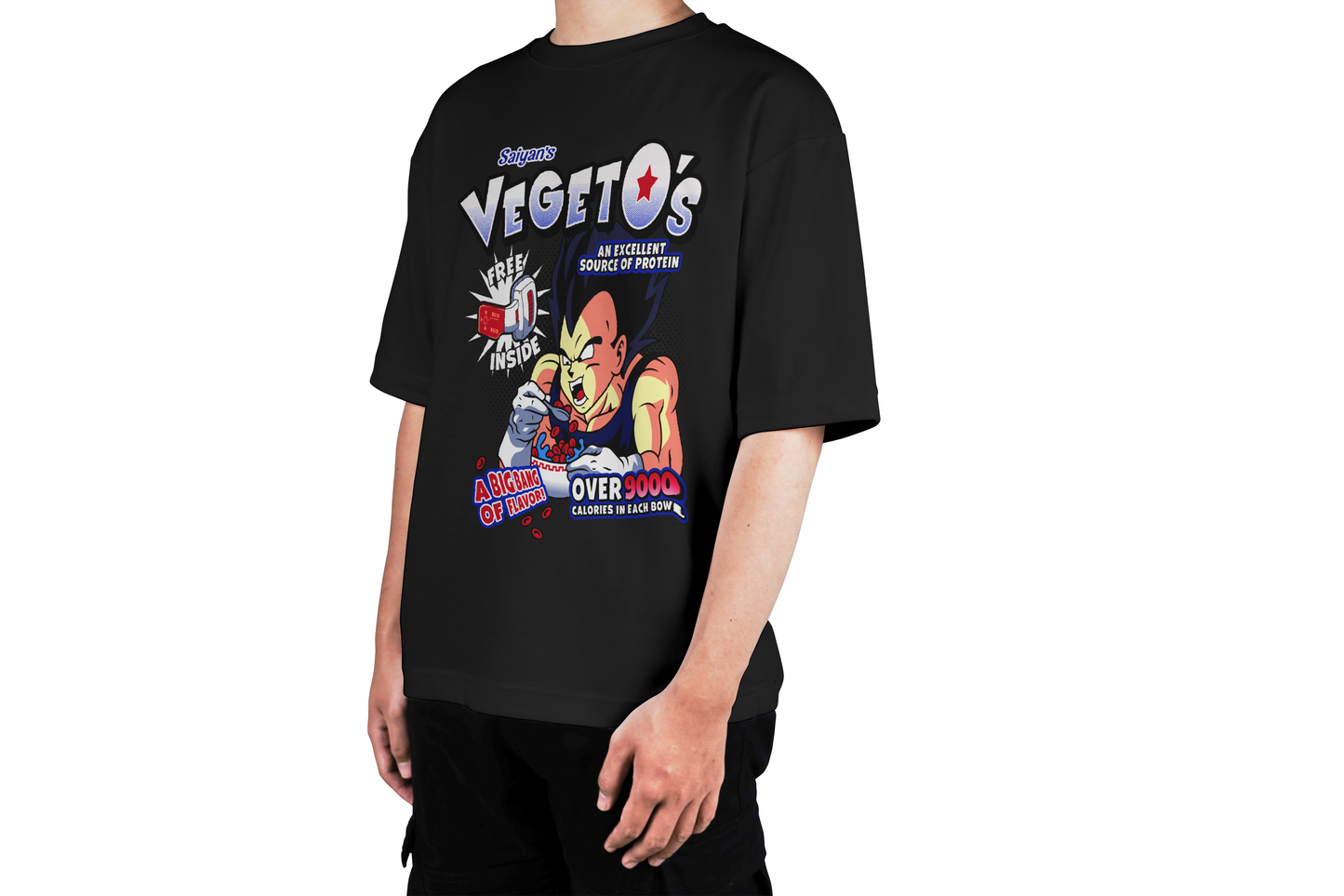 Vegeta's Cereal Over 9000 Calories Tee