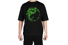 Weed Ying Yang Tee