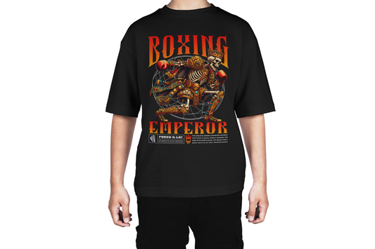 Boxing Emperor Skeleton King Tee