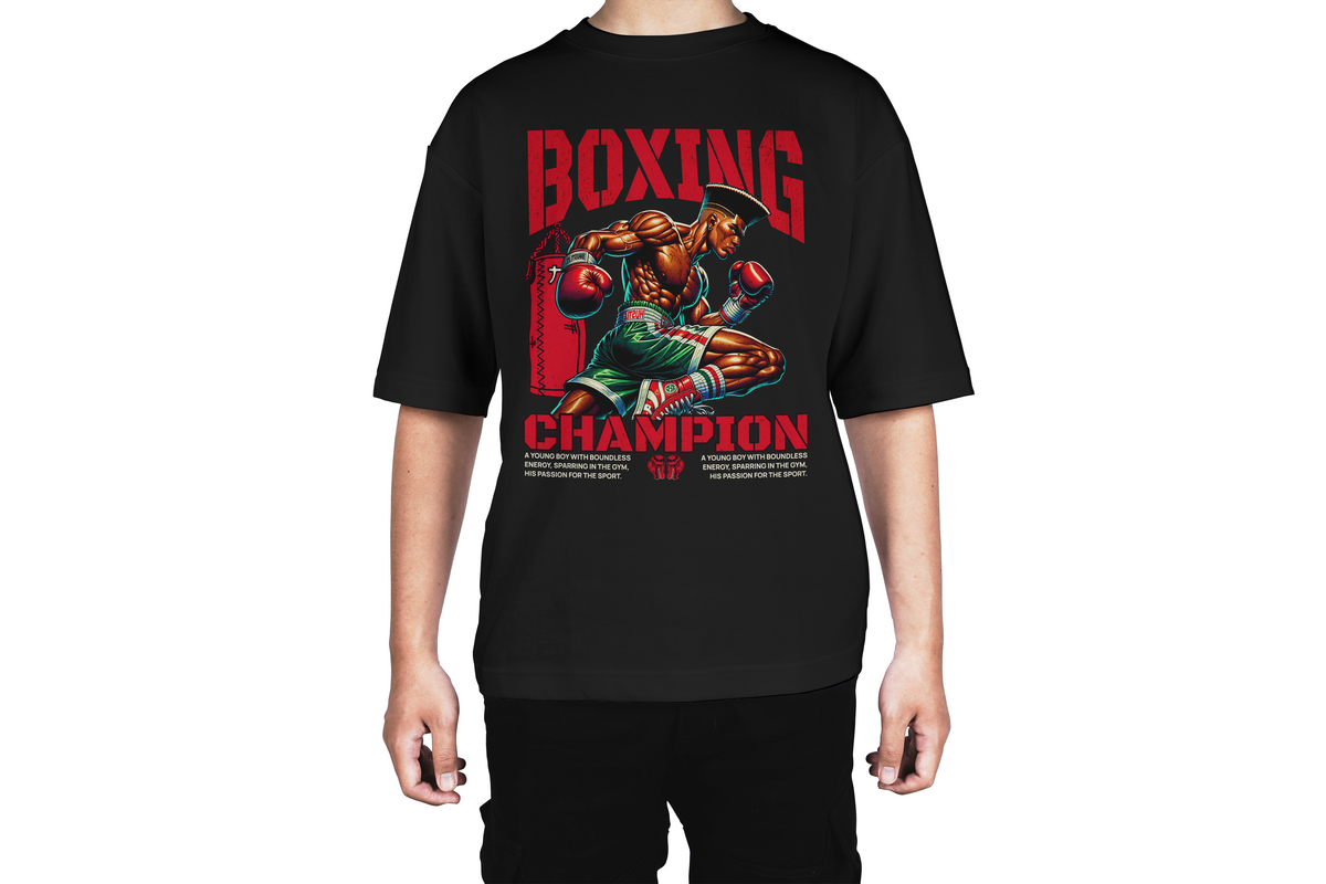 Boxing Champion Power & Passion Tee