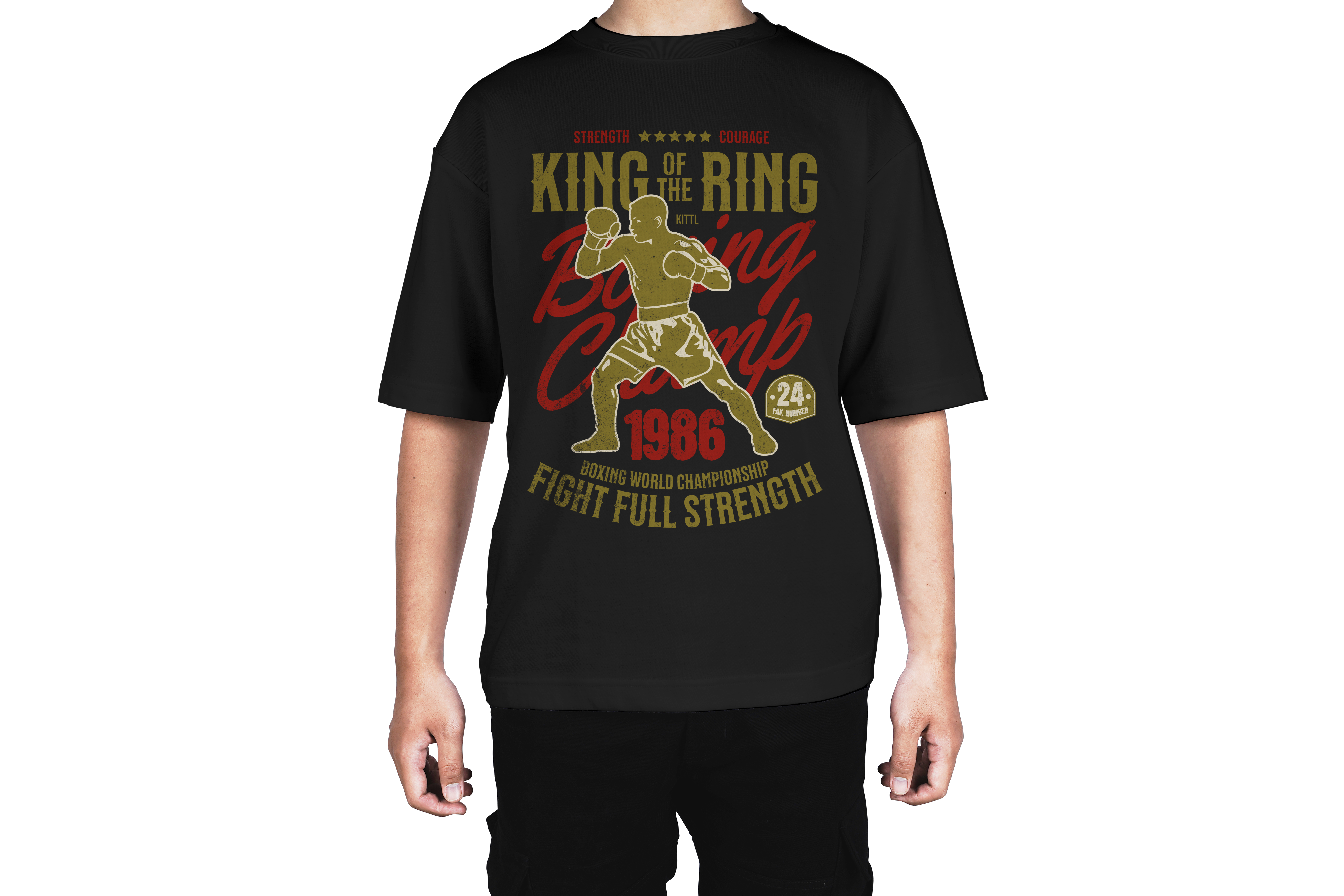 King of the Ring 1986 Championship Tee