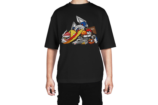 Anime Icons Mashup  Tee
