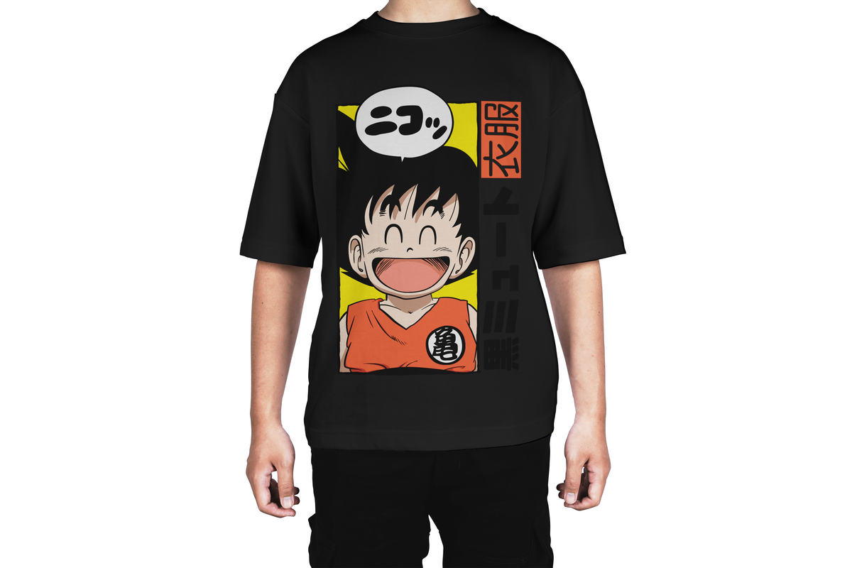 Smiling Goku Anime Tee