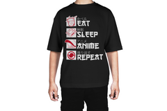 Eat Sleep Anime Repeat Tee