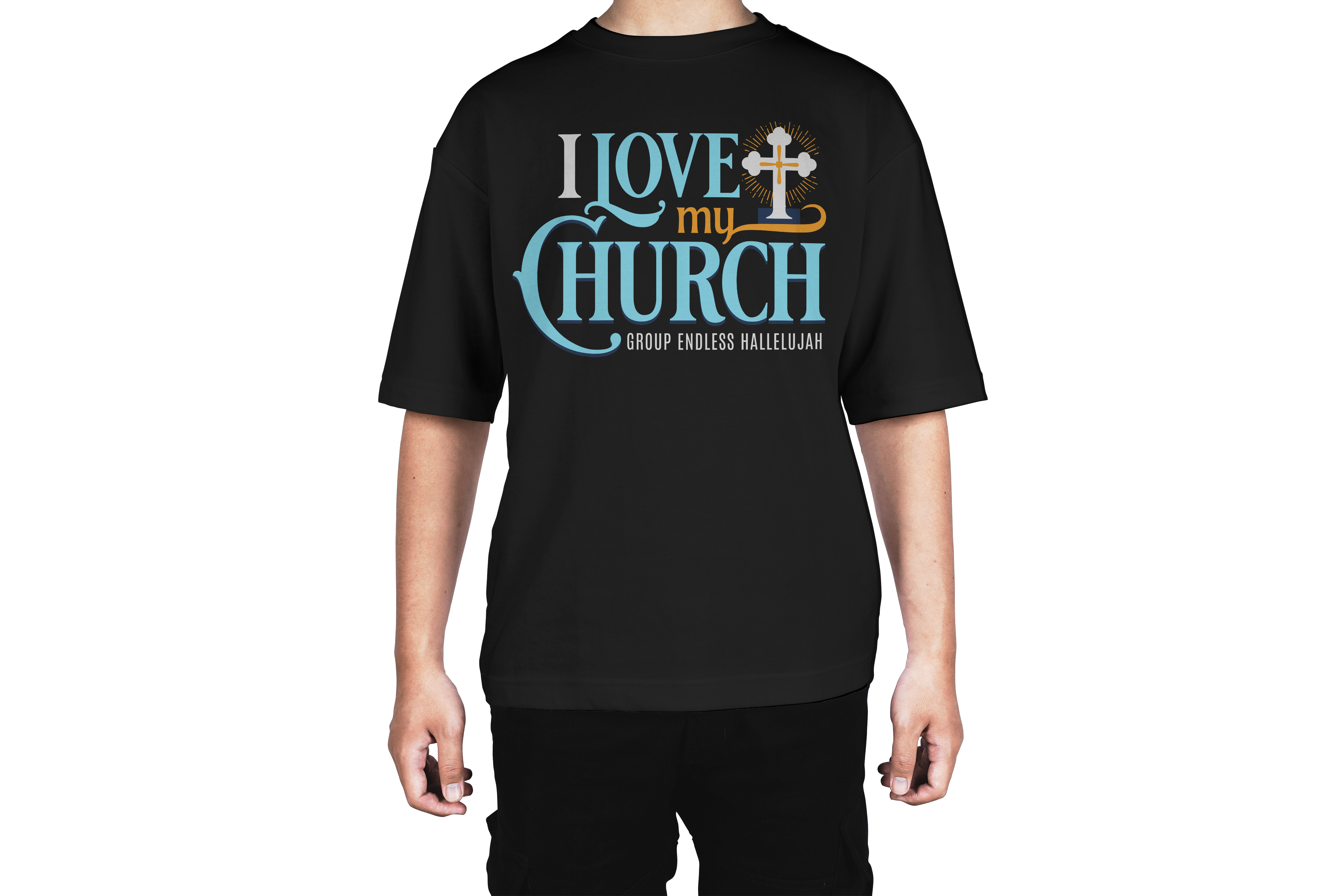 I Love My Church Faith Tee