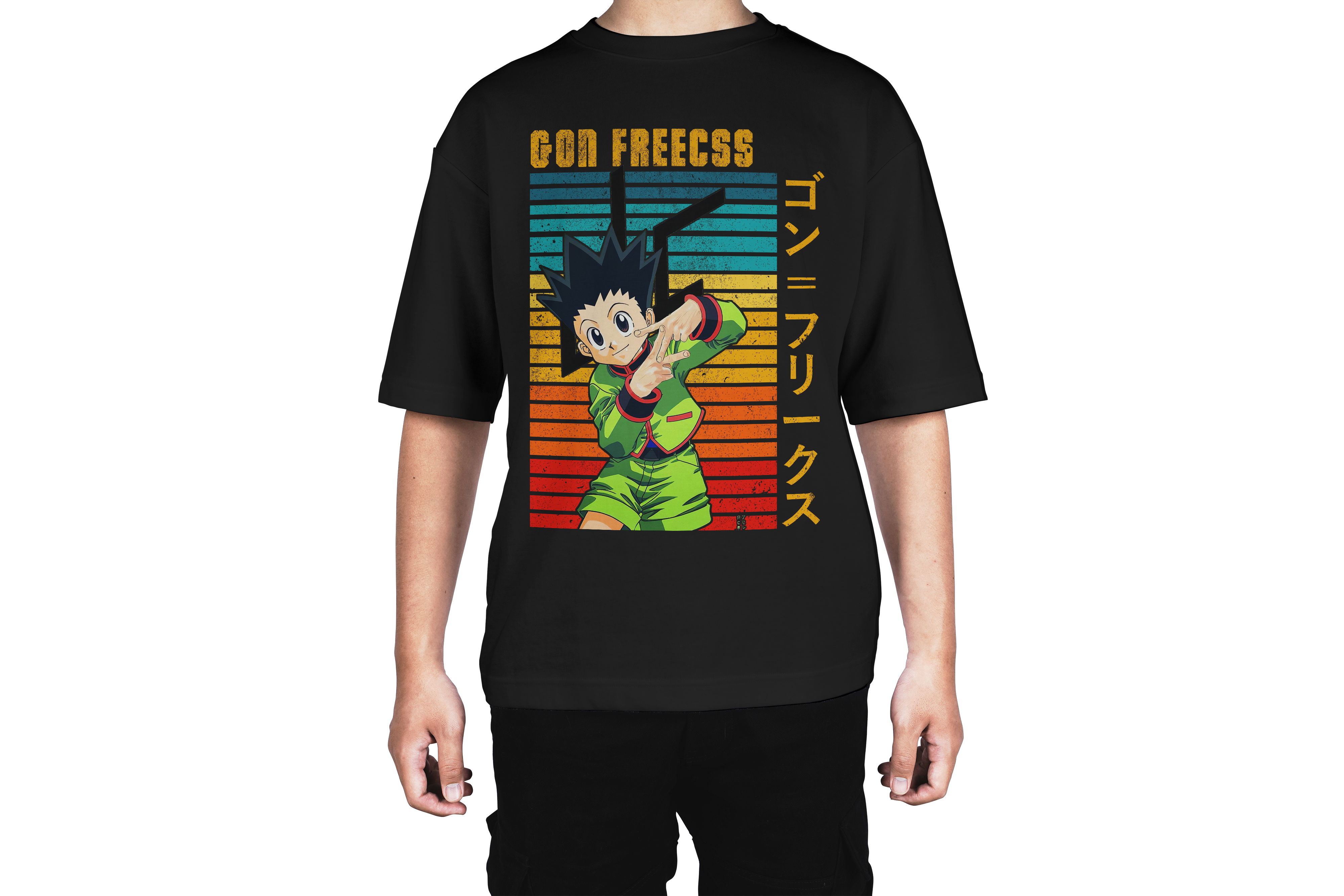 Gon Freecss Retro Anime Tee