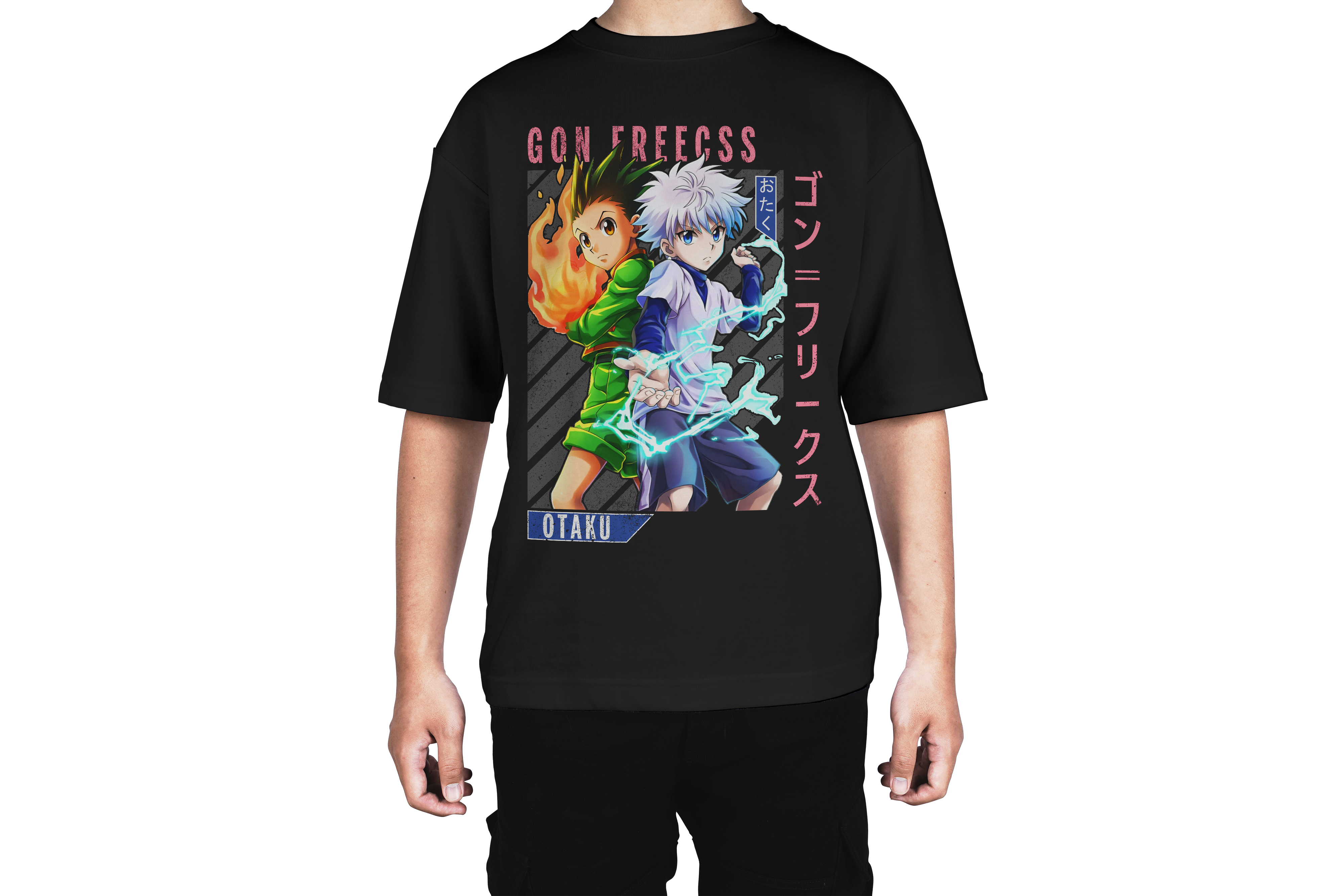 Gon & Killua Otaku Power Anime Tee