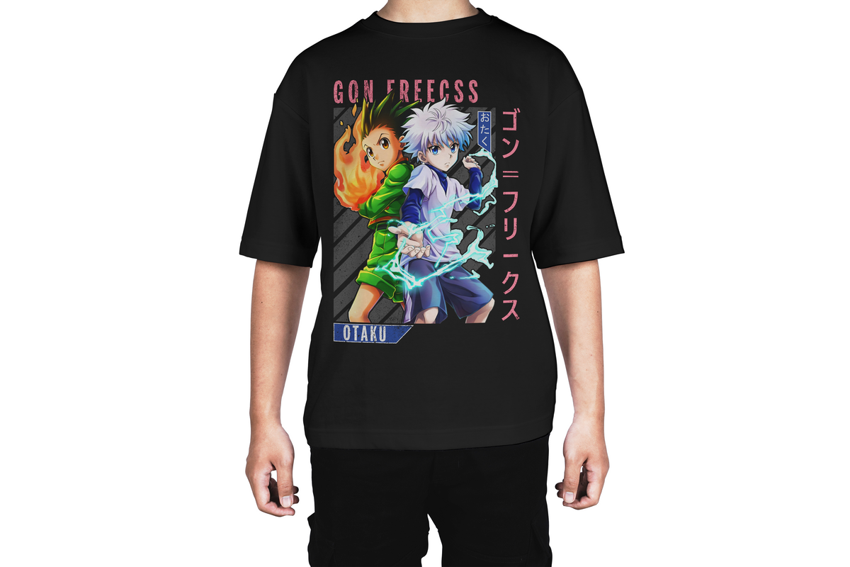 Gon & Killua Otaku Power Anime Tee