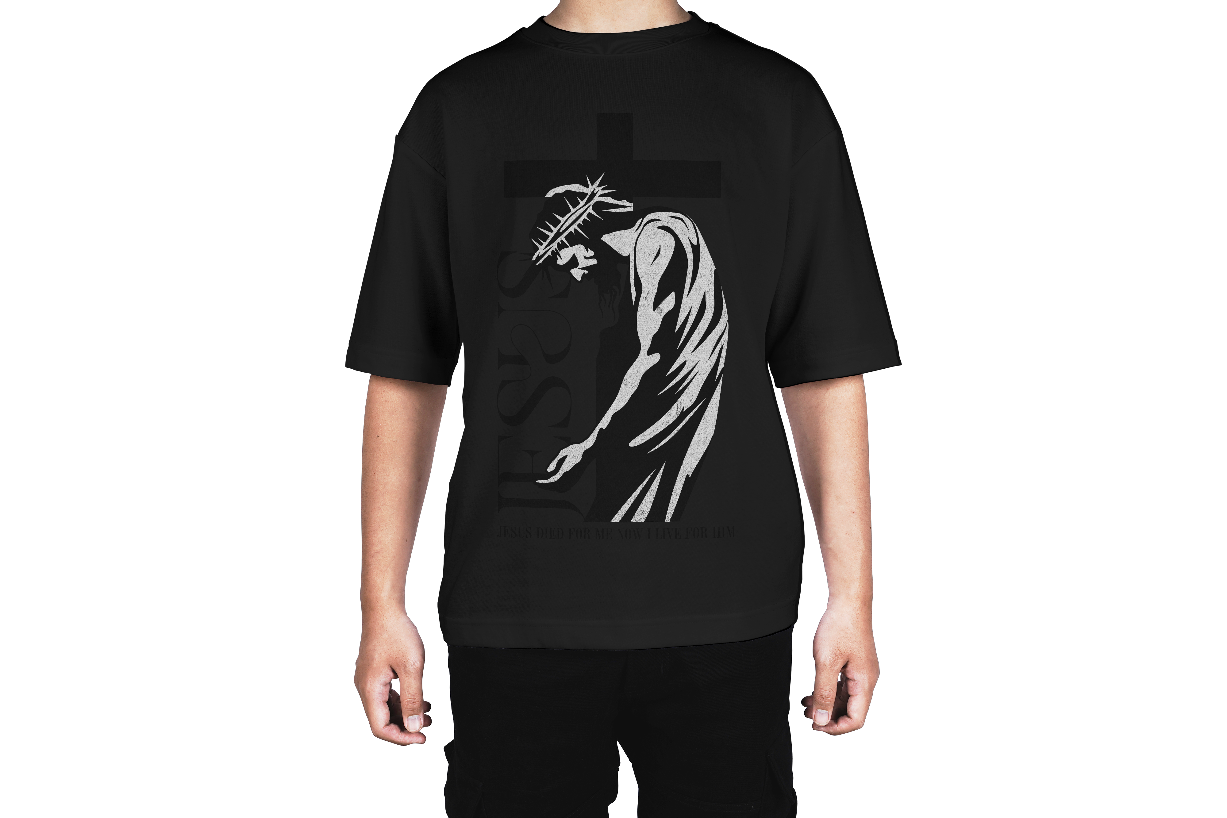 Jesus Crucifixion Silhouette Tee