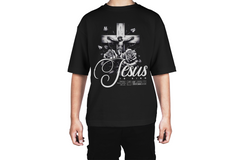 Jesus Is King Cross & Roses Tee