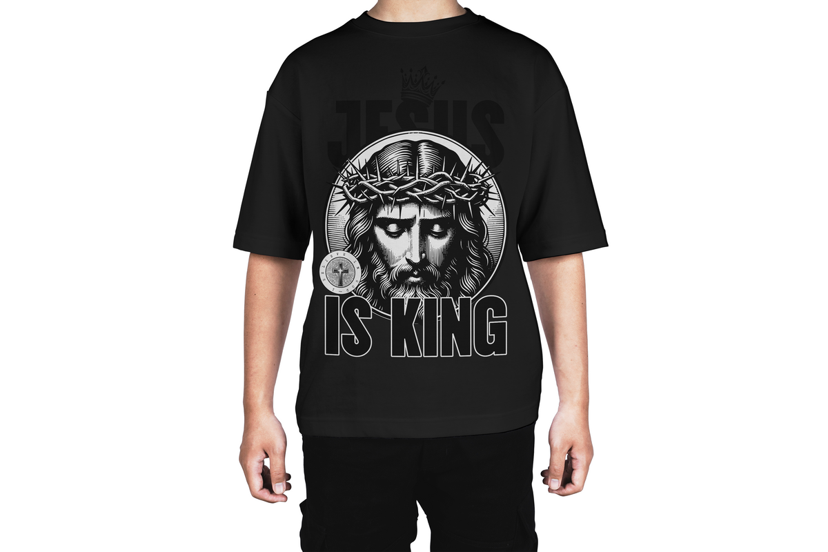 Jesus Is King Bold Portrait Tee