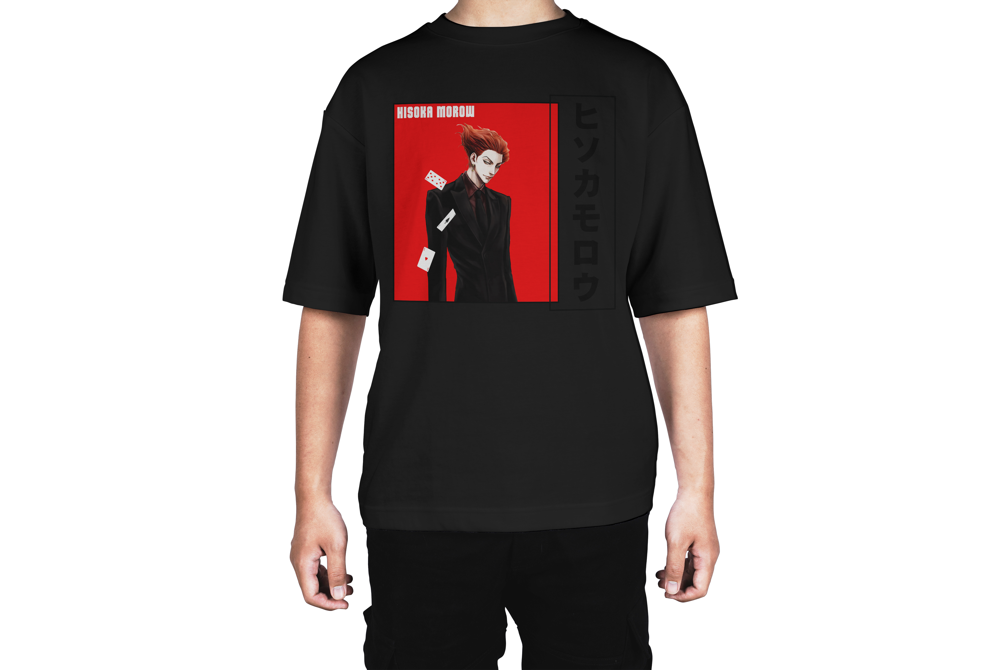 Hisoka Black Suit Anime Tee