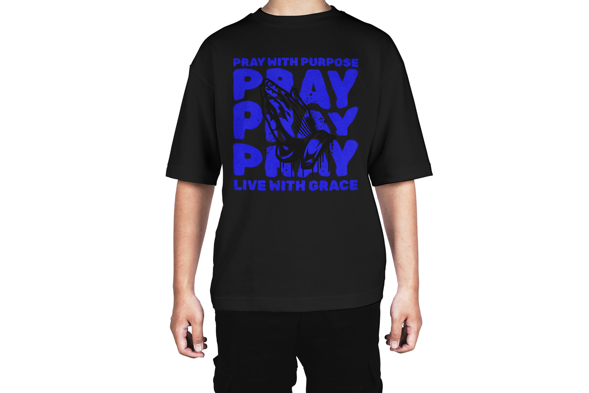 Pray with Purpose Live with Grace Tee