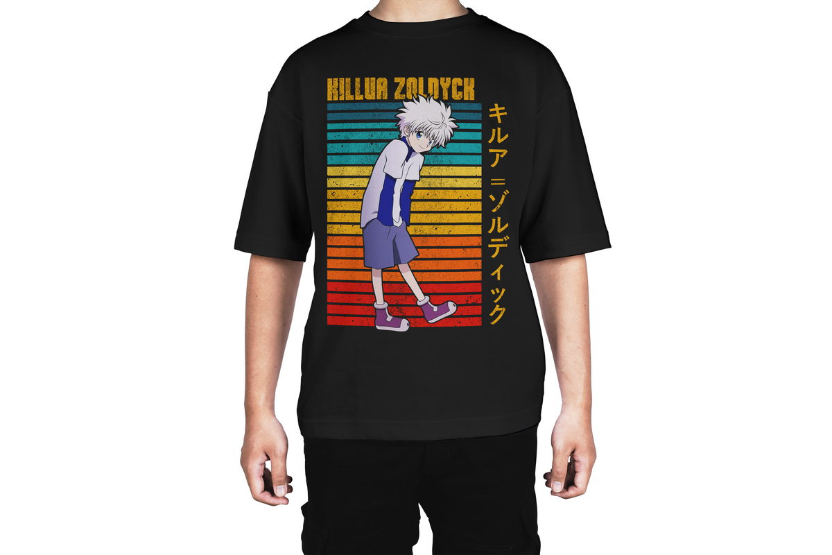 Killua Bold Colors Anime Tee