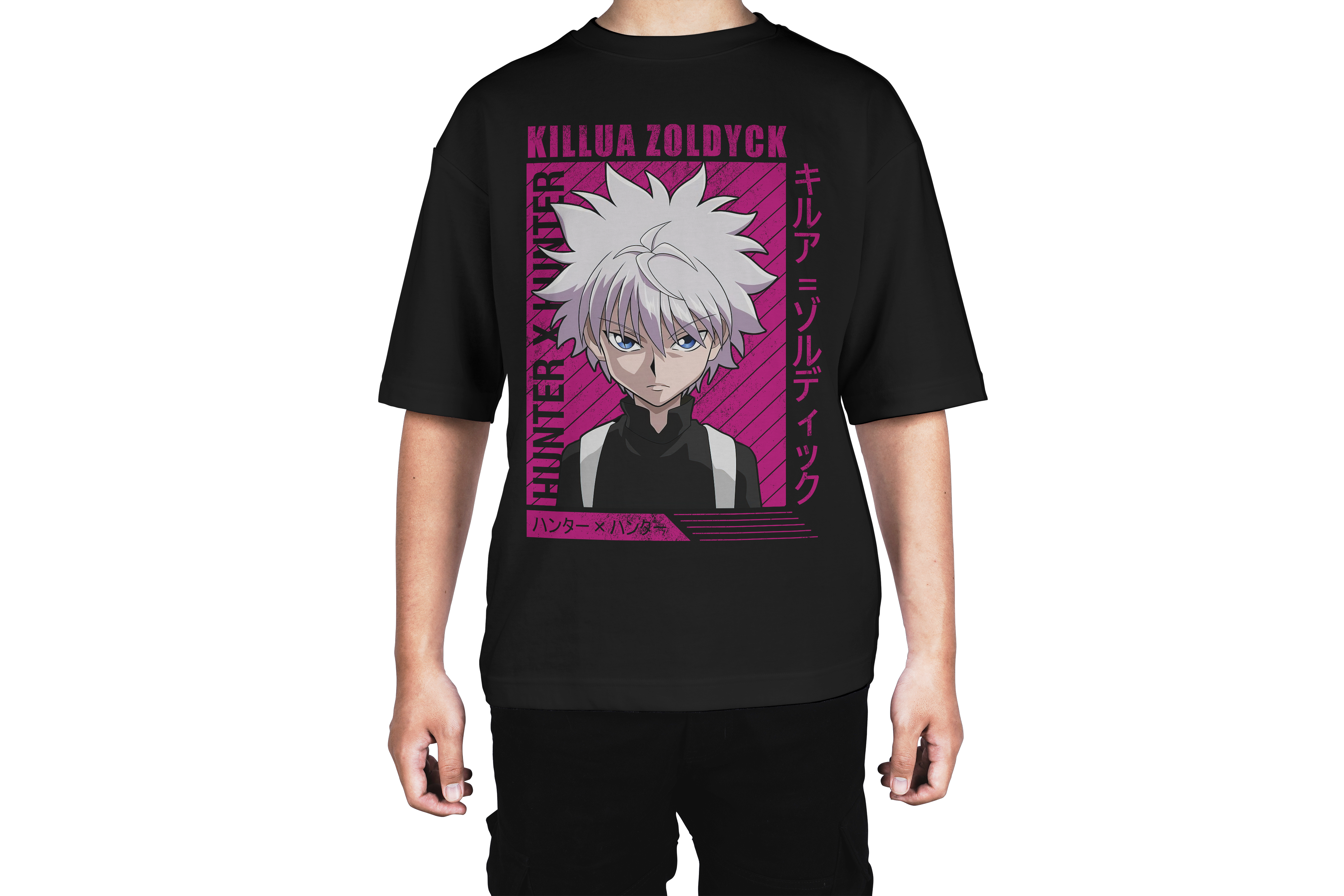 Killua Zoldyck Neon Manga Tee