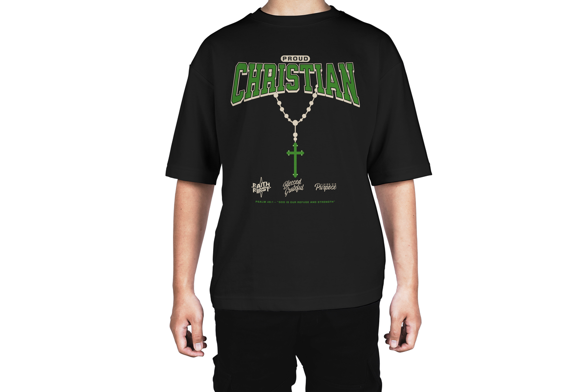 Proud Christian Rosary Tee